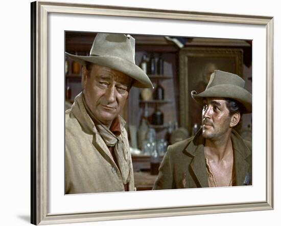 Rio Bravo, John Wayne, Dean Martin, 1959-null-Framed Photo