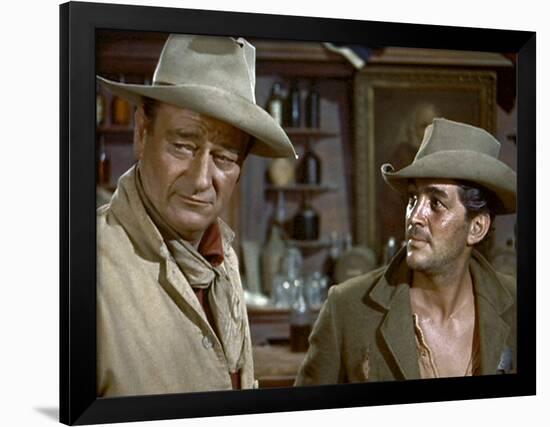 Rio Bravo, John Wayne, Dean Martin, 1959-null-Framed Photo