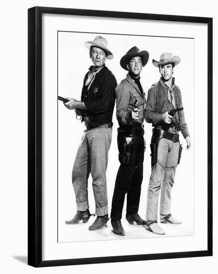 Rio Bravo, John Wayne, Dean Martin, Ricky Nelson, 1959-null-Framed Photo