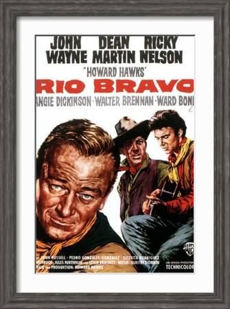 Rio Bravo John Wayne Dean Martin Ricky Nelson 1959 Print Allposters Com