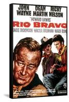 Rio Bravo, John Wayne, Dean Martin, Ricky Nelson, 1959-null-Framed Stretched Canvas