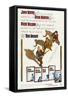 RIO BRAVO, John Wayne, Dean Martin, Ricky Nelson, 1959-null-Framed Stretched Canvas