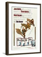 RIO BRAVO, John Wayne, Dean Martin, Ricky Nelson, 1959-null-Framed Art Print