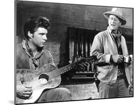 Rio Bravo, Ricky Nelson, John Wayne, 1959-null-Mounted Photo