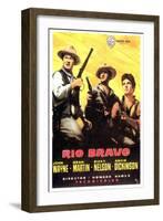 Rio Bravo, Spanish Movie Poster, 1959-null-Framed Art Print