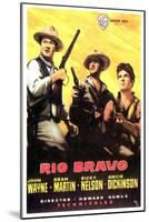 Rio Bravo, Spanish Movie Poster, 1959-null-Mounted Art Print