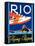 Rio by Flying Clipper-Brian James-Framed Stretched Canvas