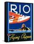 Rio by Flying Clipper-Brian James-Framed Stretched Canvas