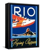 Rio by Flying Clipper-Brian James-Framed Stretched Canvas