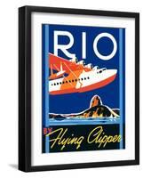 Rio by Flying Clipper-Brian James-Framed Art Print