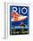 Rio by Flying Clipper-Brian James-Framed Art Print