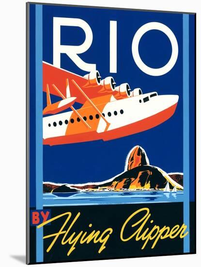 Rio by Flying Clipper-Brian James-Mounted Art Print