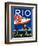 Rio by Flying Clipper-Brian James-Framed Art Print