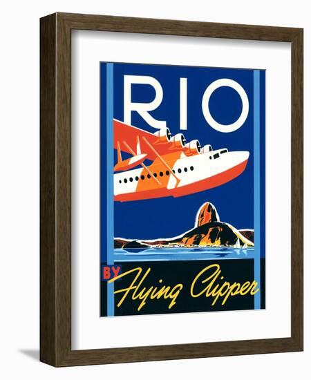 Rio by Flying Clipper-Brian James-Framed Art Print