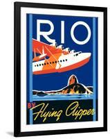 Rio by Flying Clipper-Brian James-Framed Art Print