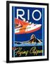 Rio by Flying Clipper-Brian James-Framed Art Print