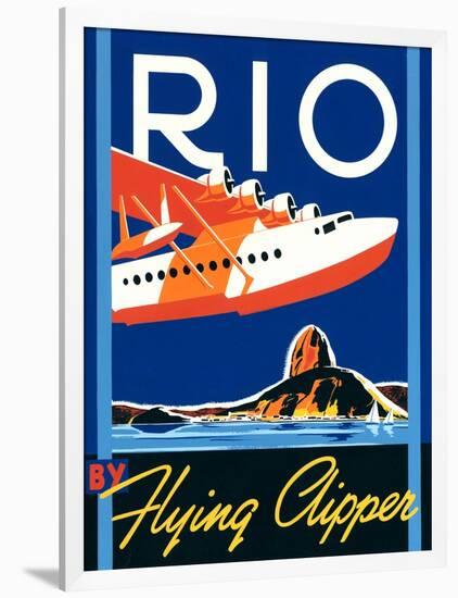 Rio by Flying Clipper-Brian James-Framed Art Print