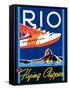 Rio by Flying Clipper-Brian James-Framed Stretched Canvas