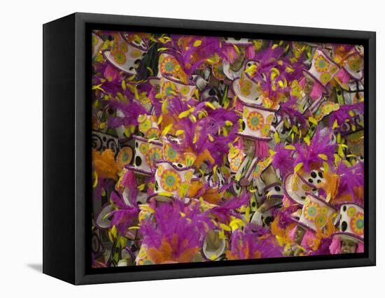 Rio Carnival, Rio De Janeiro, Brazil-Demetrio Carrasco-Framed Stretched Canvas