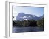 Rio Carrao and Auyun Tepuy, Canaima National Park, Unesco World Heritage Site, Venezuela-Charles Bowman-Framed Photographic Print