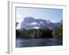 Rio Carrao and Auyun Tepuy, Canaima National Park, Unesco World Heritage Site, Venezuela-Charles Bowman-Framed Photographic Print