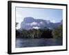 Rio Carrao and Auyun Tepuy, Canaima National Park, Unesco World Heritage Site, Venezuela-Charles Bowman-Framed Photographic Print