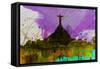 Rio City Skyline-NaxArt-Framed Stretched Canvas