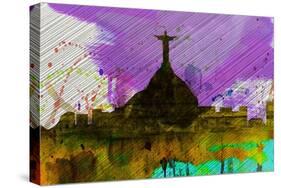 Rio City Skyline-NaxArt-Stretched Canvas