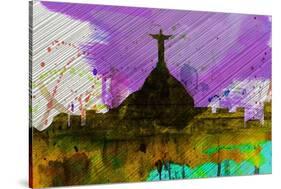 Rio City Skyline-NaxArt-Stretched Canvas