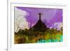 Rio City Skyline-NaxArt-Framed Premium Giclee Print