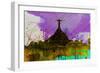 Rio City Skyline-NaxArt-Framed Art Print