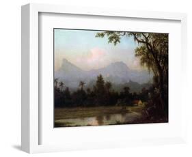 Rio De Janeiro, Brazil, C.1865 (Oil on Board)-Martin Johnson Heade-Framed Premium Giclee Print