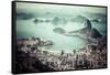 Rio De Janeiro, Brazil. Suggar Loaf And Botafogo Beach Viewed From Corcovado-Mariusz Prusaczyk-Framed Stretched Canvas