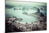 Rio De Janeiro, Brazil. Suggar Loaf And Botafogo Beach Viewed From Corcovado-Mariusz Prusaczyk-Mounted Art Print