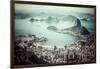 Rio De Janeiro, Brazil. Suggar Loaf And Botafogo Beach Viewed From Corcovado-Mariusz Prusaczyk-Framed Art Print