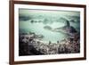 Rio De Janeiro, Brazil. Suggar Loaf And Botafogo Beach Viewed From Corcovado-Mariusz Prusaczyk-Framed Art Print