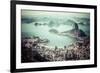 Rio De Janeiro, Brazil. Suggar Loaf And Botafogo Beach Viewed From Corcovado-Mariusz Prusaczyk-Framed Art Print
