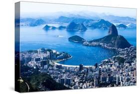 Rio De Janeiro, Brazil. Suggar Loaf And Botafogo Beach Viewed From Corcovado-Mariusz Prusaczyk-Stretched Canvas