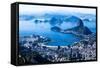 Rio De Janeiro, Brazil. Suggar Loaf And Botafogo Beach Viewed From Corcovado-Mariusz Prusaczyk-Framed Stretched Canvas