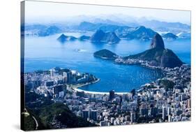 Rio De Janeiro, Brazil. Suggar Loaf And Botafogo Beach Viewed From Corcovado-Mariusz Prusaczyk-Stretched Canvas