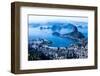 Rio De Janeiro, Brazil. Suggar Loaf And Botafogo Beach Viewed From Corcovado-Mariusz Prusaczyk-Framed Photographic Print