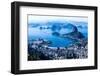 Rio De Janeiro, Brazil. Suggar Loaf And Botafogo Beach Viewed From Corcovado-Mariusz Prusaczyk-Framed Photographic Print