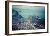 Rio De Janeiro, Brazil. Suggar Loaf and Botafogo Beach Viewed from Corcovado-Curioso Travel Photography-Framed Photographic Print