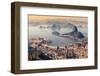 Rio De Janeiro, Brazil. Suggar Loaf and Botafogo Beach Viewed from Corcovado-Curioso Travel Photography-Framed Photographic Print