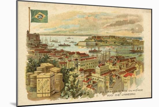 Rio De Janeiro, Brazil-null-Mounted Giclee Print