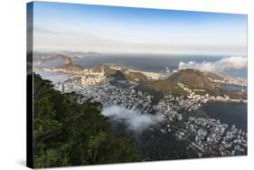 Rio de Janeiro from Corcovado Mountain-James White-Stretched Canvas