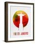 Rio De Janeiro Landmark Red-Unknown-Framed Art Print