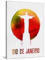 Rio De Janeiro Landmark Red-null-Stretched Canvas