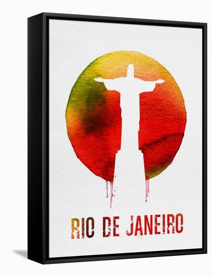 Rio De Janeiro Landmark Red-null-Framed Stretched Canvas