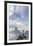 Rio De Janeiro Landscape Showing Corcovado, the Christ and the Sugar Loaf, Rio De Janeiro, Brazil-Alex Robinson-Framed Photographic Print